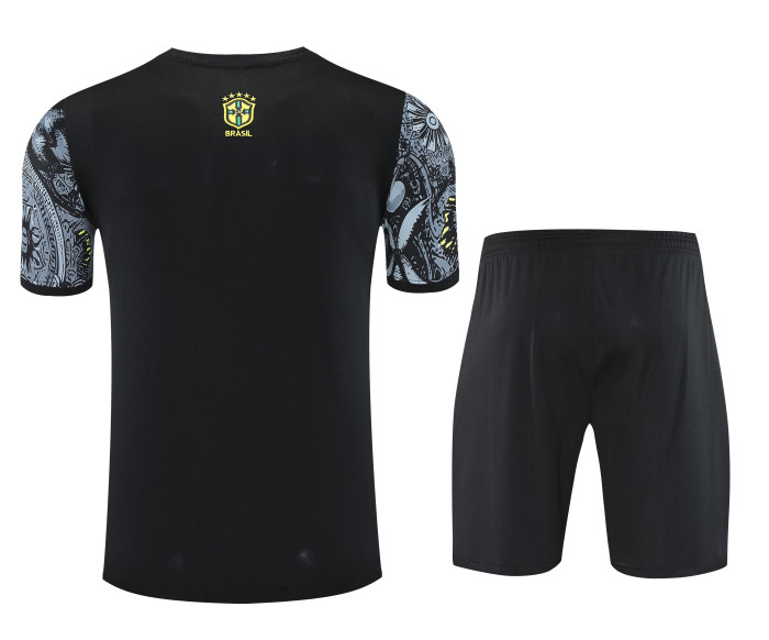 25-26 Brazil Grey Training Short Suit