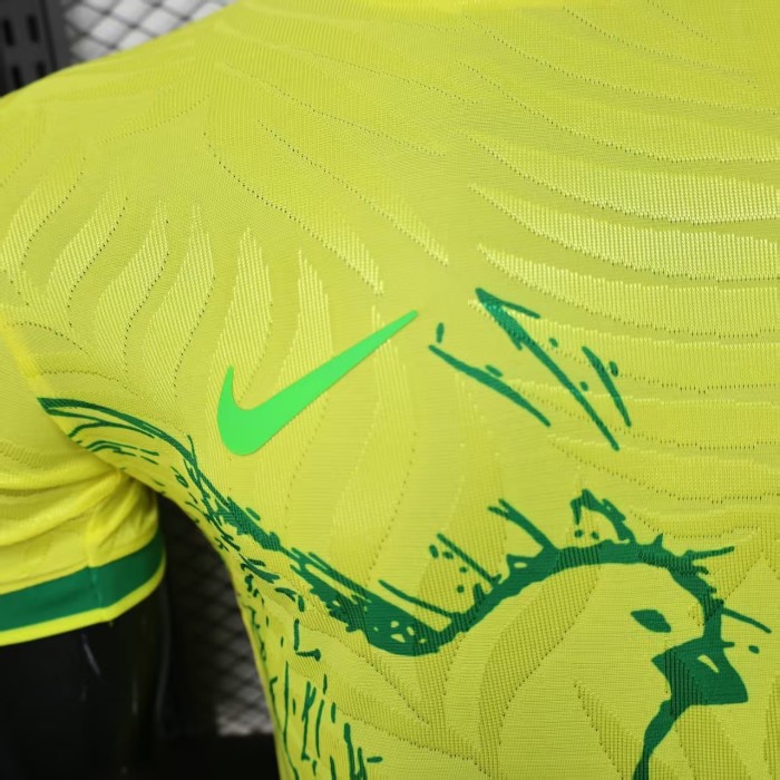 25-26 Brazil Yellow Special Edition Player Version Soccer Jersey