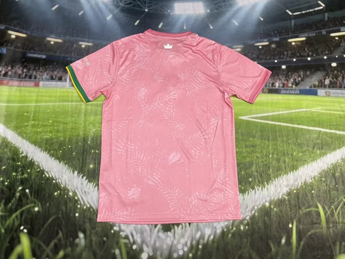 25-26  Brazil Pink Fans Soceer Jersey
