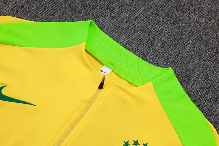 25-26 Brazil Yellow Jacket Tracksuit