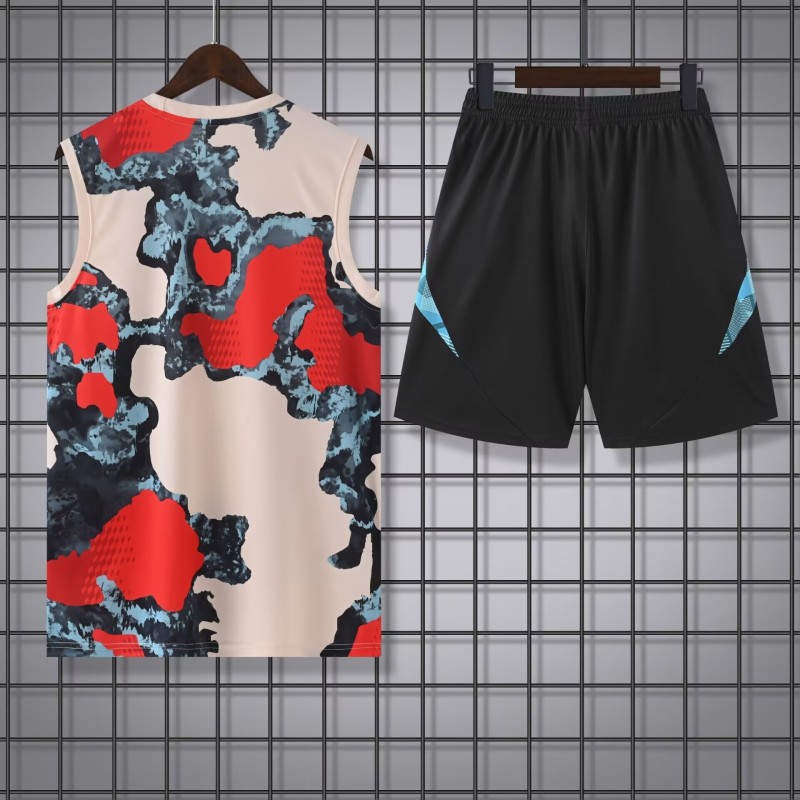 25-26 Bayern Khaki Kids Tank top and shorts suit