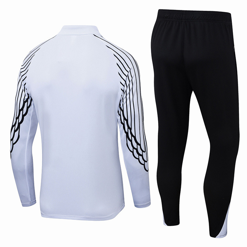25-26 PSG White Half Pull Tracksuit (半拉链)