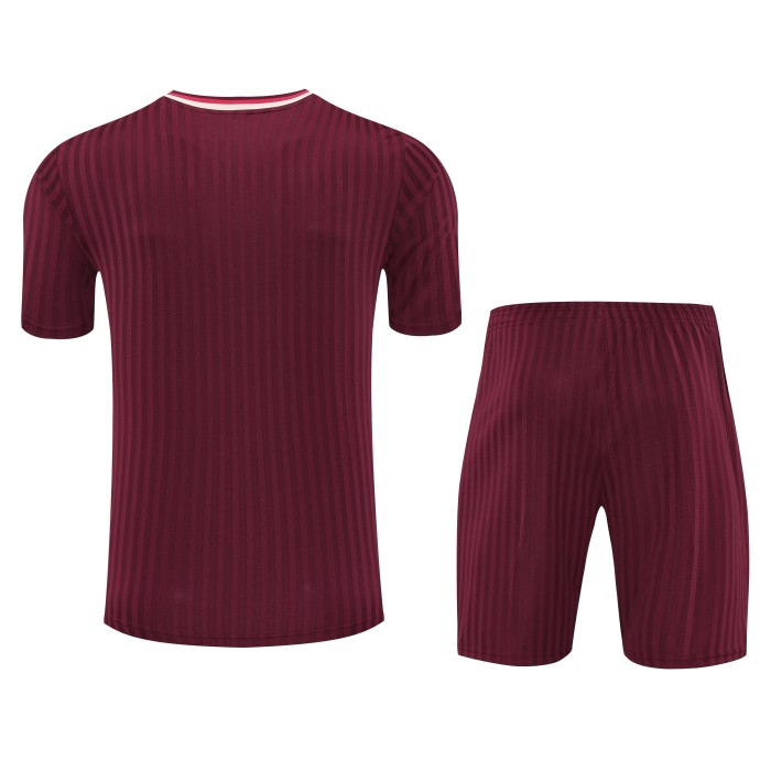 25-26 Bayern Burgundy Training Short Suit