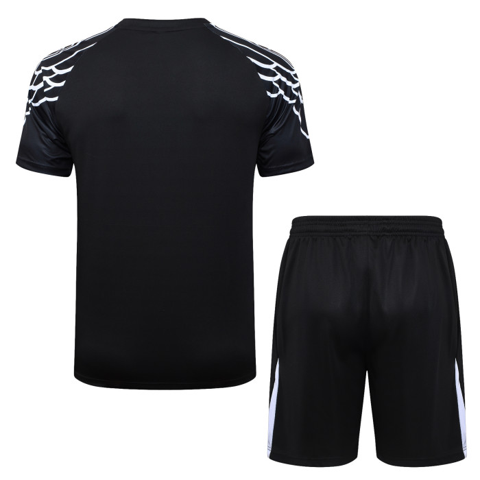 25-26 PSG Black Training Short Suit