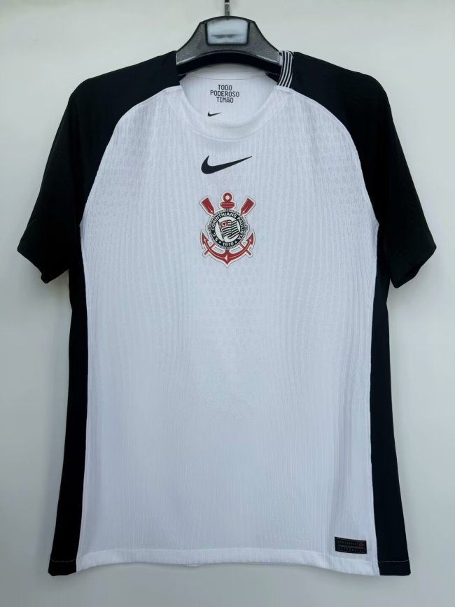 25-26 Corinthians Home Fans Soccer Jersey