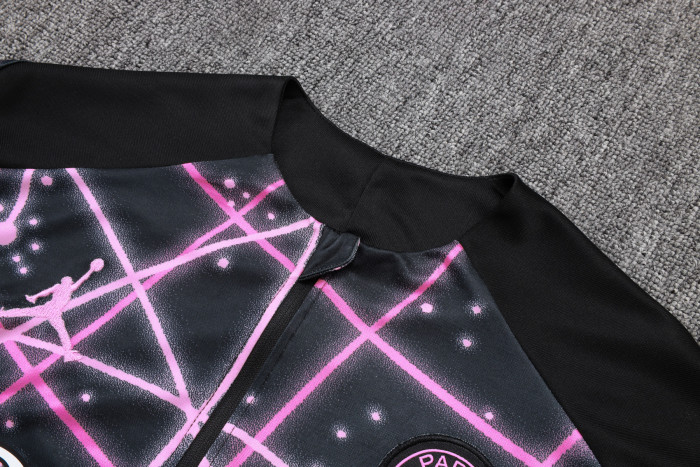 25-26 PSG Black Starry Sky Half Pull Tracksuit (半拉链)