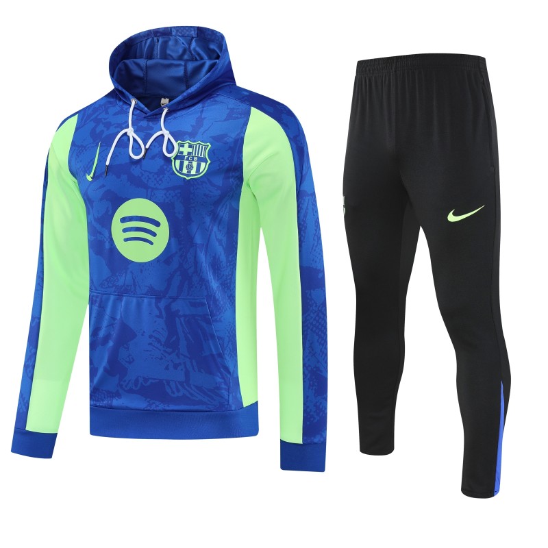 25-26 BAR Blue Hoodie Tracksuit (卫衣套装)