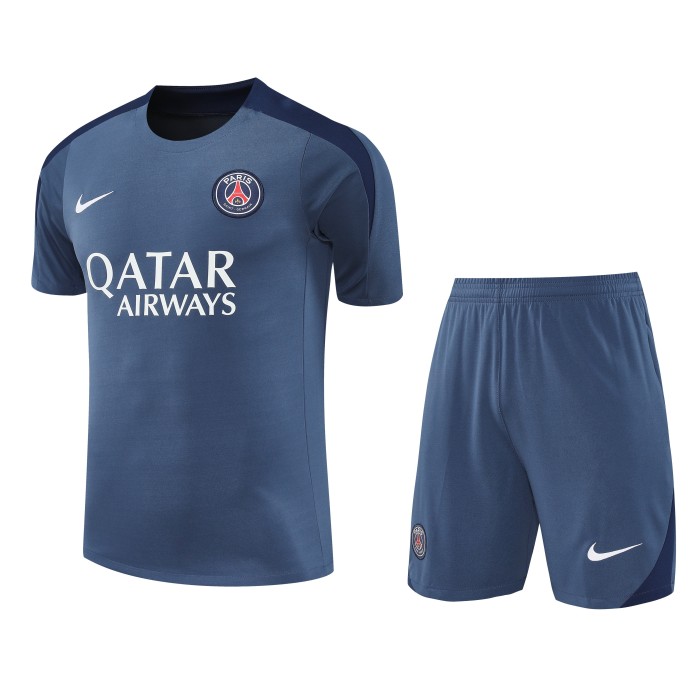 25-26 PSG Grey Training Short Suit