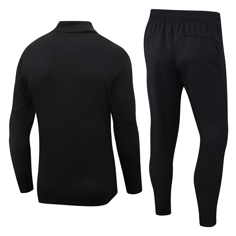 25-26 Man City Black Half Pull Tracksuit (半拉链)