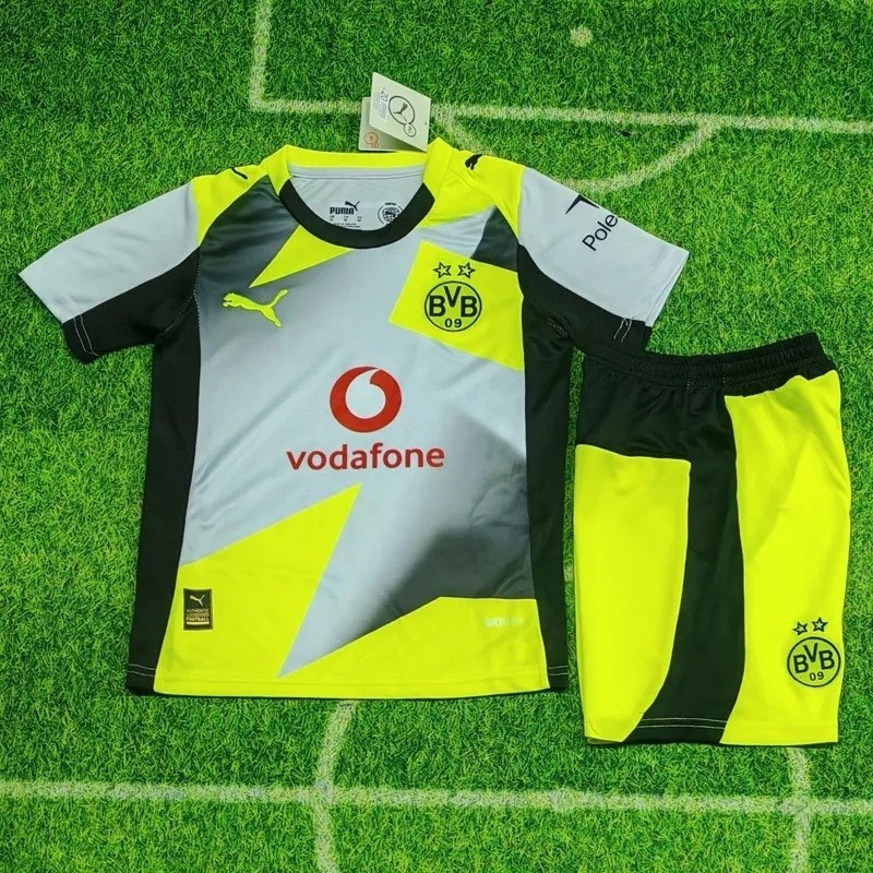 25-26 Dortmund Third Away Kids Soccer Jersey
