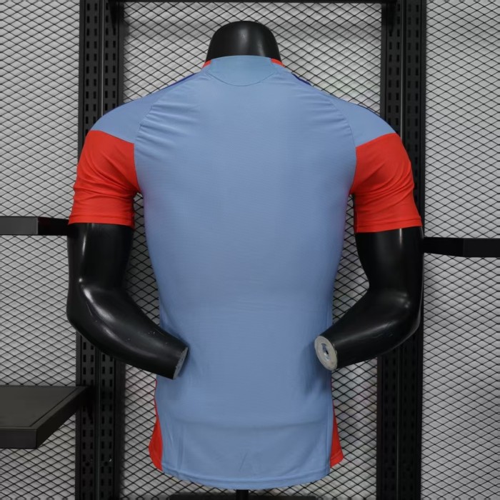 26-27 Japan Blue Grey Player Version Training shirts