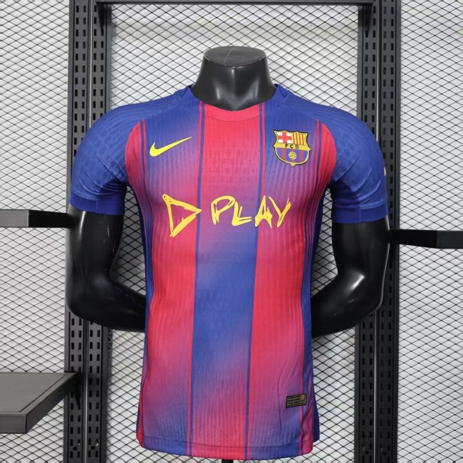 25-26 BAR Home Derby Player Version Soccer Jersey ((P德比版)