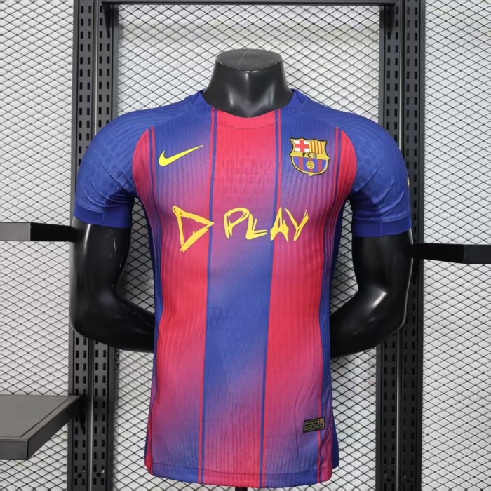 25-26 BAR Home Derby Player Version Soccer Jersey ((P德比版)