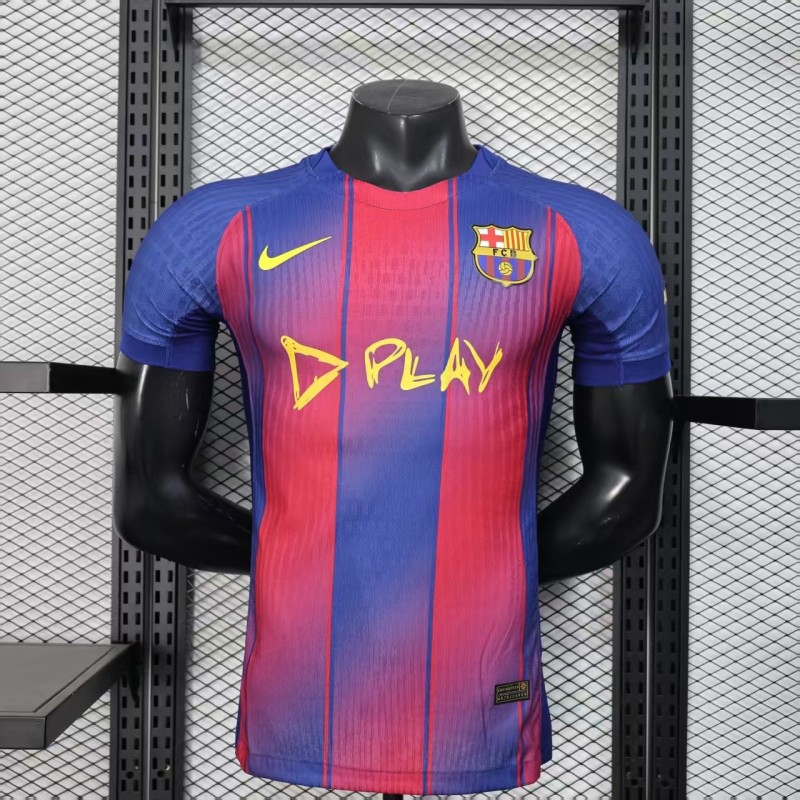 25-26 BAR Home Derby Player Version Soccer Jersey ((P德比版)
