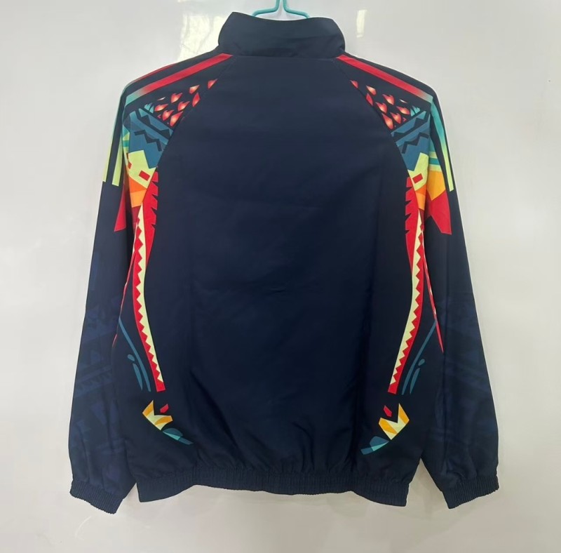 25-26 Club America Blue & Black Double Sided Windbreaker (双面风衣)