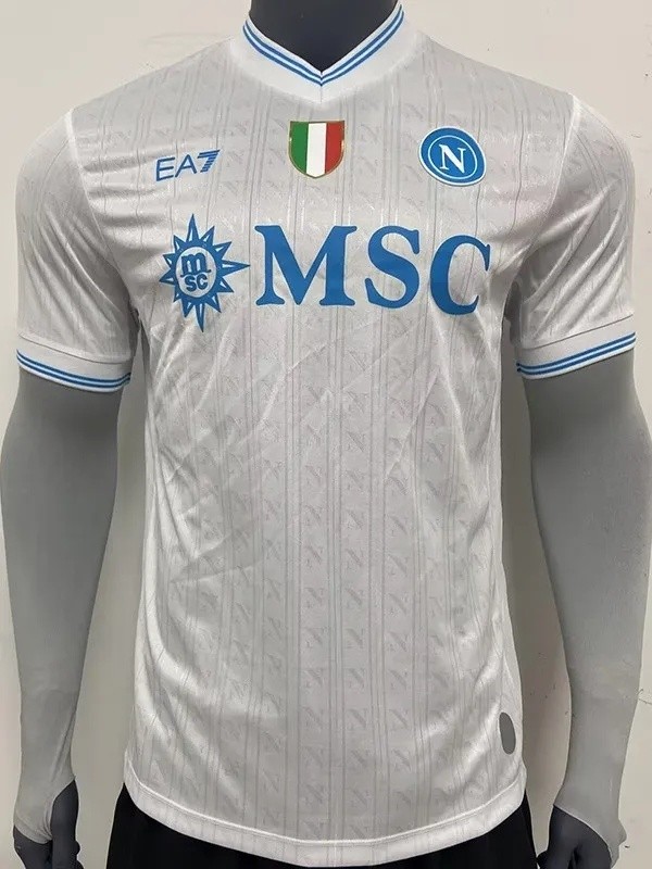 25-26 Napoli White Player Version Soccer Jersey