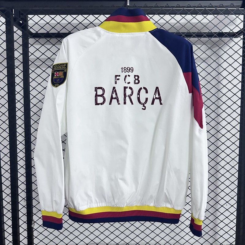 25-26 BAR White Windbreaker