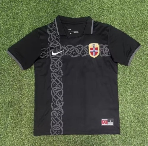 25-26 Norway Black Fans Soccer Jersey