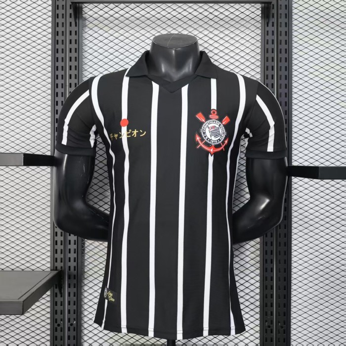 25-26 Corinthians Black Special Edition Player Version Soccer Jersey