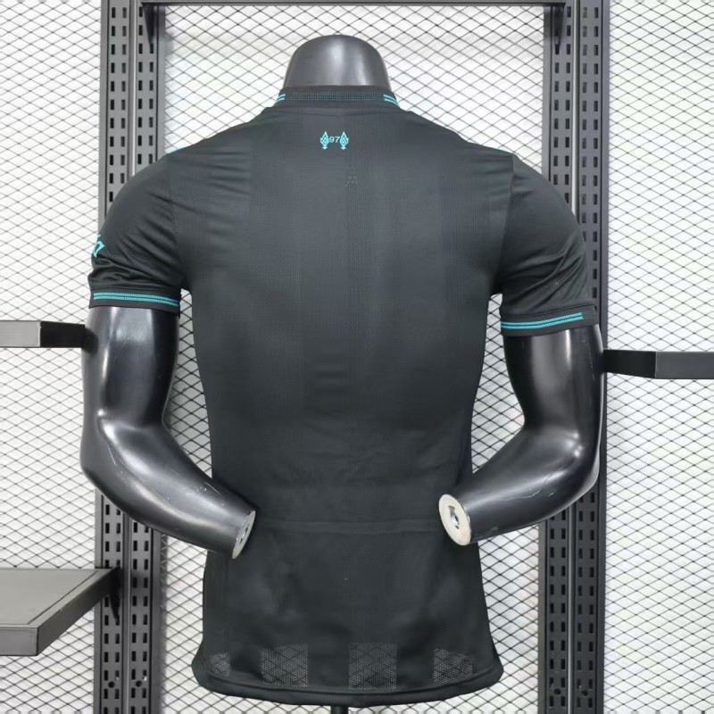 25-26 LIV Black Player Version Soccer Jersey