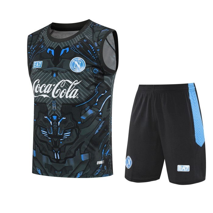 25-26 Napoli Grey Tank top and shorts suit