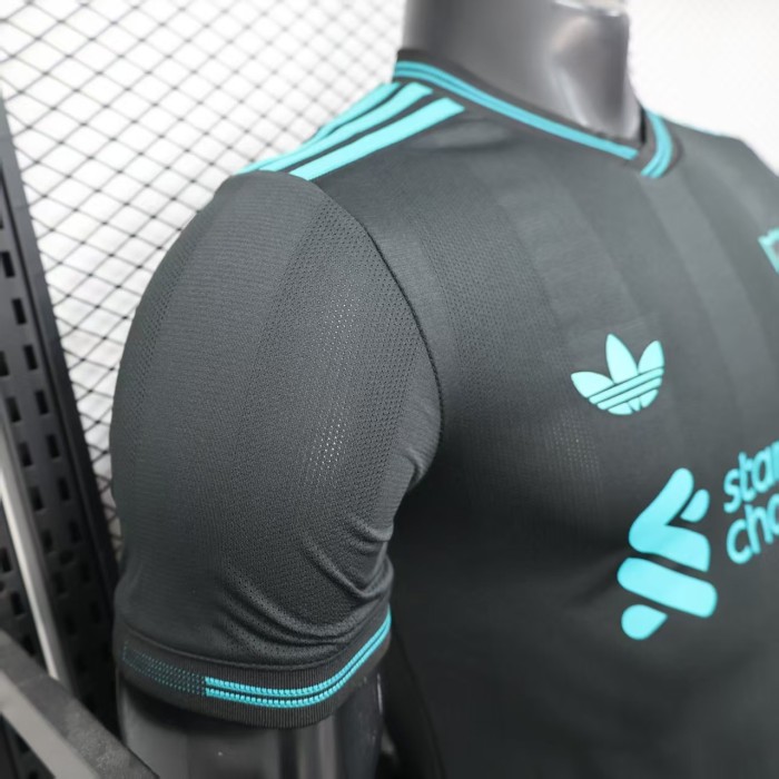 25-26 LIV Black Player Version Soccer Jersey