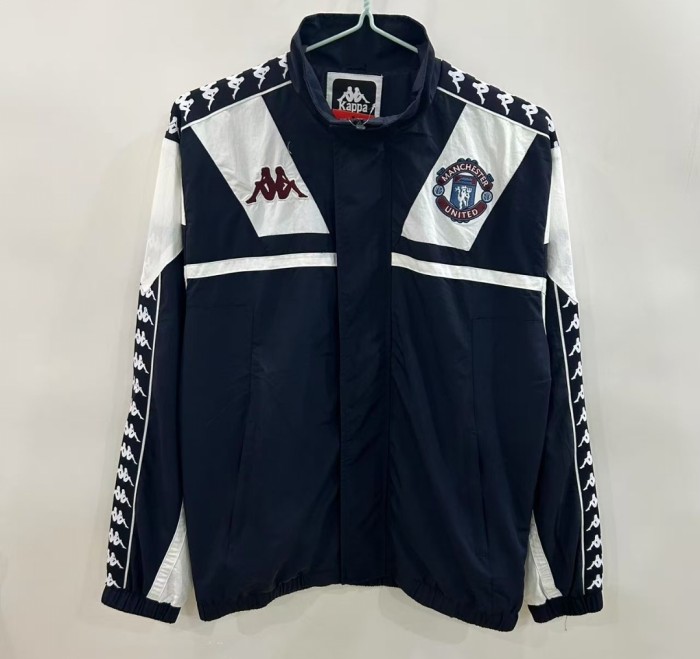 1967 Man Utd Embroidery Black Windbreaker