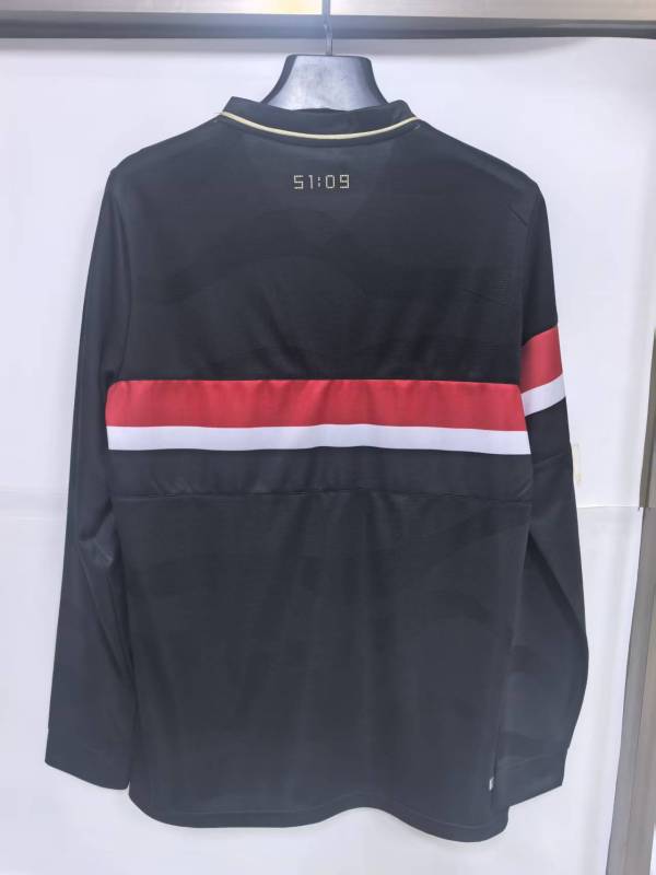 25-26 Sao Paulo Black Long Sleeve Soccer Jersey (长袖)