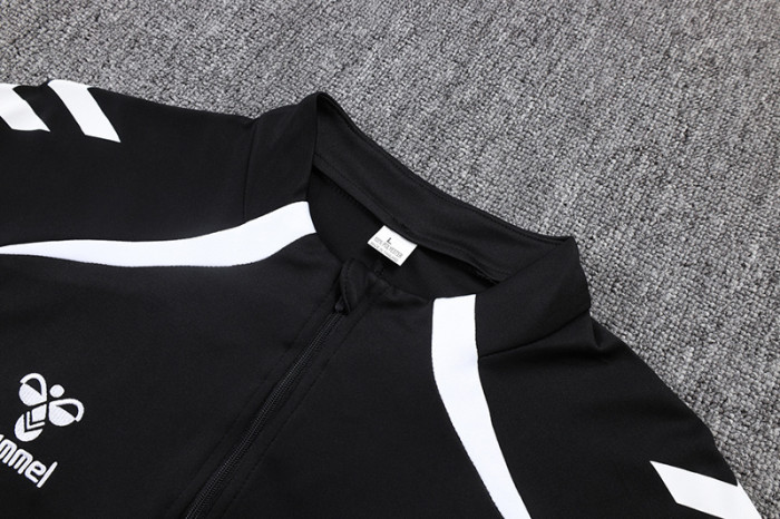 25-26 Real Betis Black Half Pull Tracksuit (半拉链）