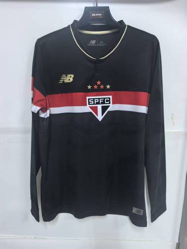25-26 Sao Paulo Black Long Sleeve Soccer Jersey (长袖)