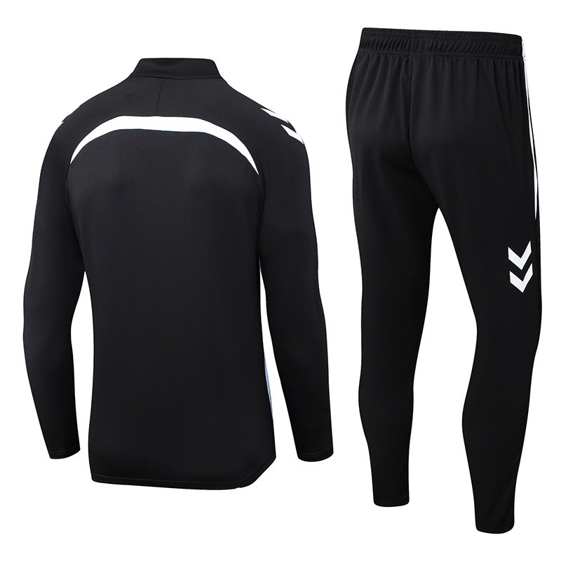 25-26 Real Betis Black Half Pull Tracksuit (半拉链）