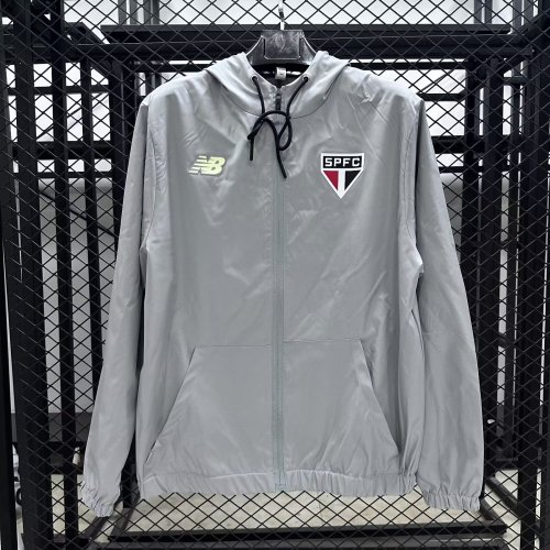 25-26 Sao Paulo Grey Windbreaker
