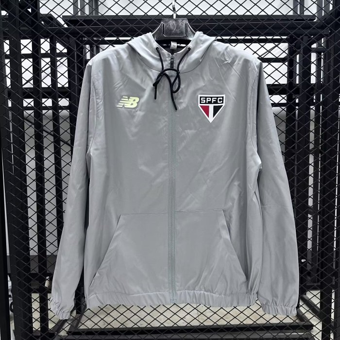 25-26 Sao Paulo Grey Windbreaker