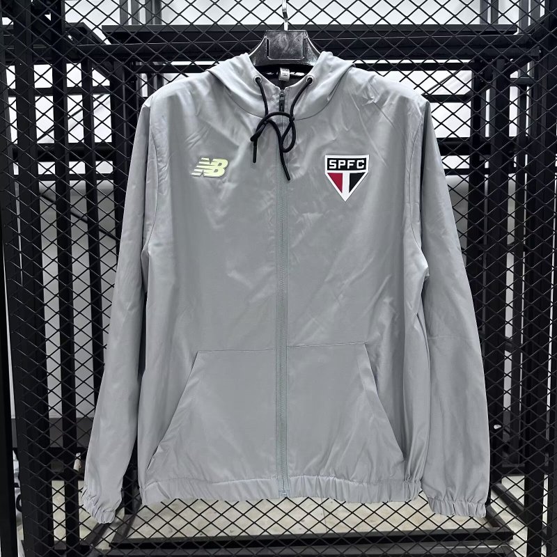 25-26 Sao Paulo Grey Windbreaker