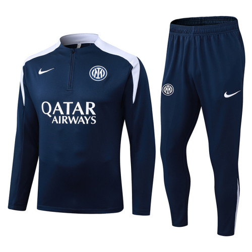 25-26 INT Royal Blue Half Pull Tracksuit (半拉链)