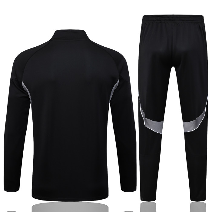 25-26 Germany Black Jacket Tracksuit