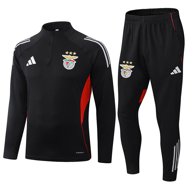25-26 Benfica Black Half Pull Tracksuit(半拉链)