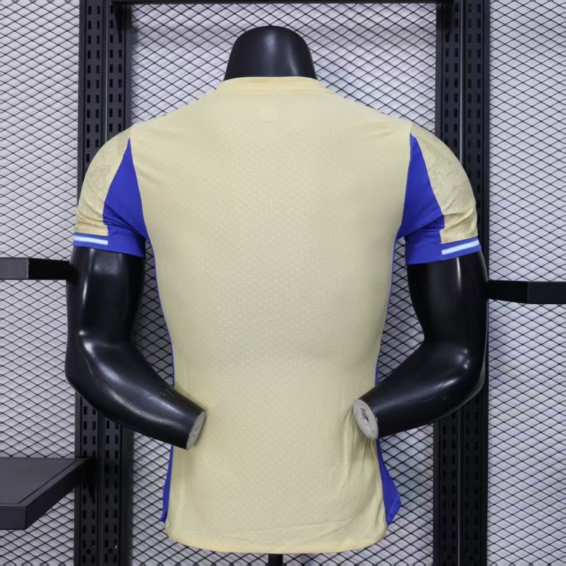 25-26 Marseille Earthy Yellow Player Version Soccer Jersey
