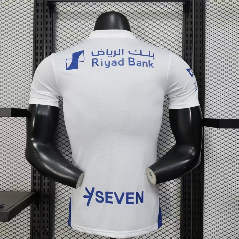 25-26 Al-Hilal White Player Version Soccer Jersey