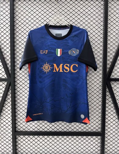 25-26 Napoli Halloween Blue Special Edition Fans Soccer Jersey
