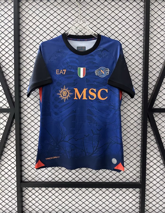 25-26 Napoli Halloween Blue Special Edition Fans Soccer Jersey