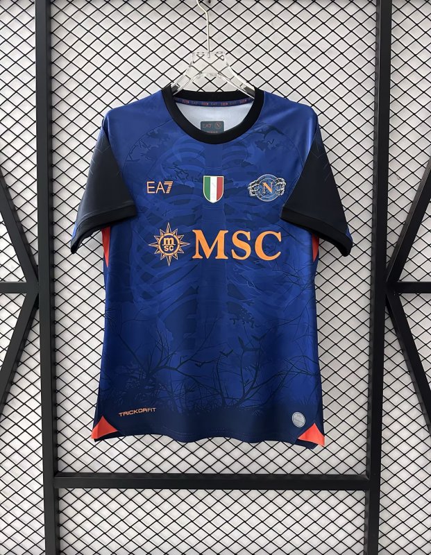 25-26 Napoli Halloween Blue Special Edition Fans Soccer Jersey