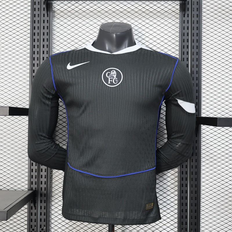 25-26 CHE Second Away Long Sleeve Player Version Soccer Jersey (长袖球员)