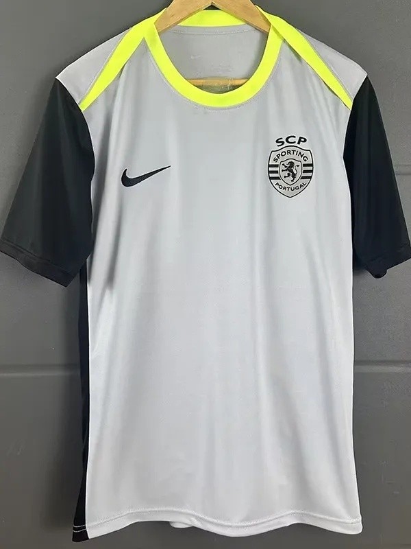 25-26 Sporting Lisbon Grey Fans Soccer Jersey