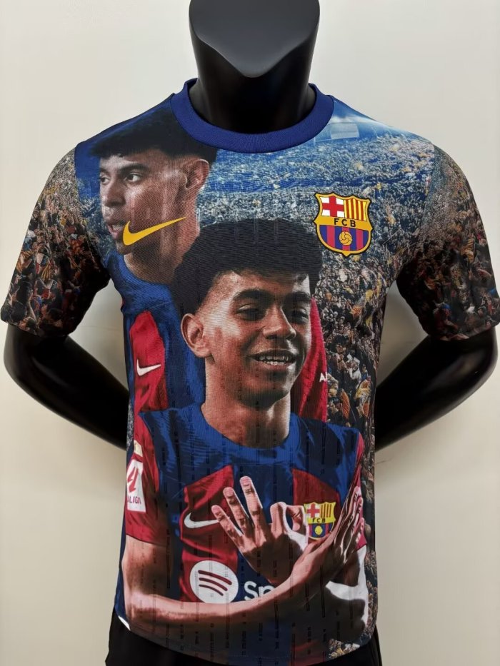 25-26 BAR LAMINE YAMAL #10 Player Version Soccer Jersey