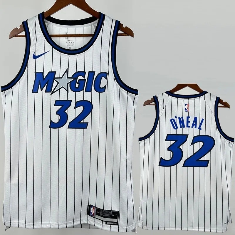 25-26 Magic O'NEAL #32 White Top Quality NBA Jersey