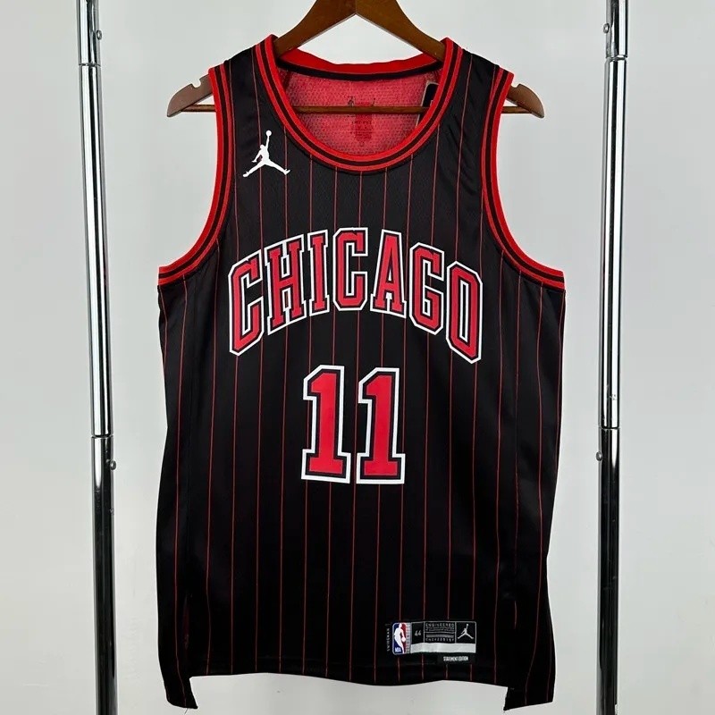 25-26 BULLS DEROZAN #11 Black Top Quality NBA Jersey