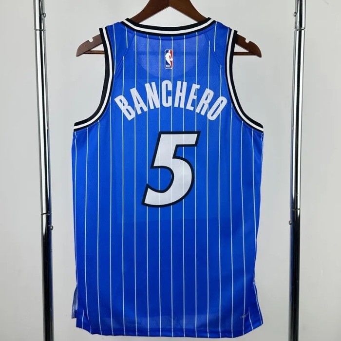 25-26 Magic BANCHERO #5 Blue Top Quality NBA Jersey