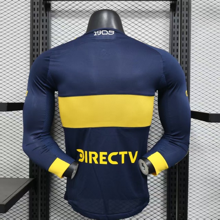 25-26 Boca Home Long Sleeve Player Version Soccer Jersey (长袖球员)