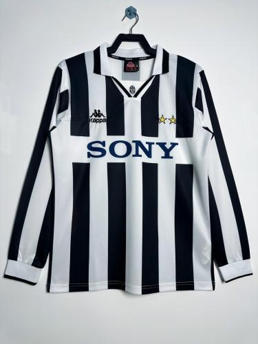 1996-1997 JUV Home Retro Long Sleeves Soccer Jersey